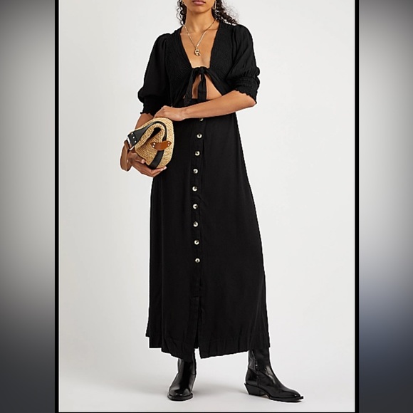 NWT Free People | String of Hearts Cutout Maxi Dress | XS - Picture 11 of 15